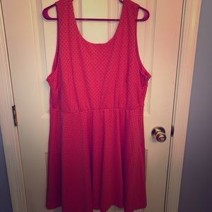 Forever 21 Cute Coral Bow Dress